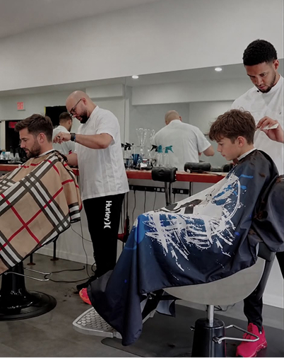 Father & Son Haircut at Create Barbershop